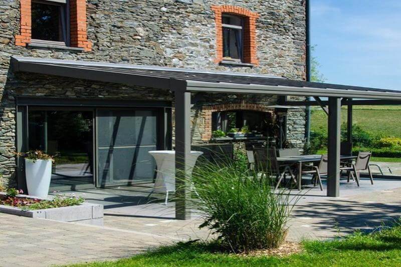 pergola adossable aluminium